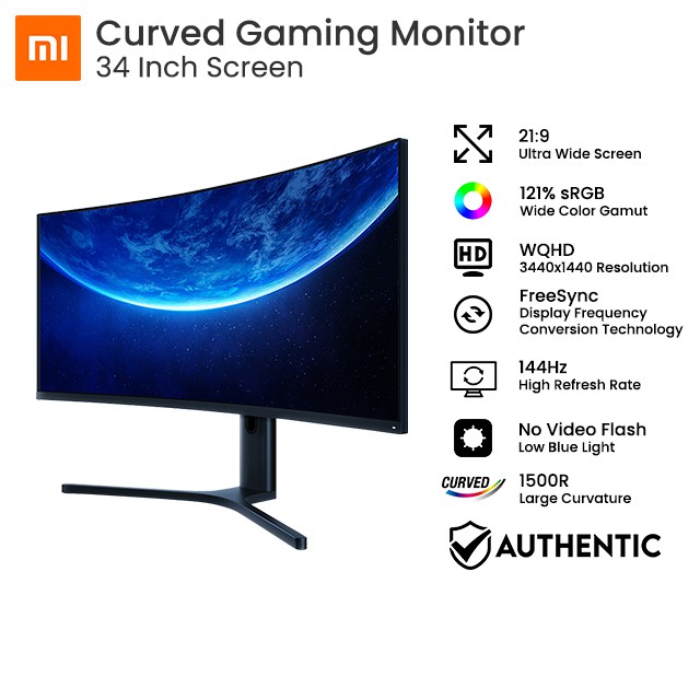 monitor mi curved 34